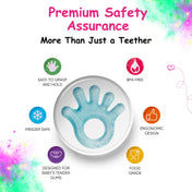 Adore Luscious Water Filled EVA Teethers- Hi5 Blue -2pack