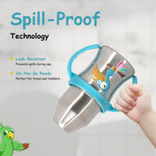 Adore Twilight Jr 2 in 1 Stainless Steel Sipper with Twin Handle 150ml- Blue