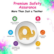 Adore Luscious Water Filled EVA Teethers- Yellow Elephant -2pack