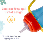 Adore Upsilon Straw Sipper with Twin Handle 150 ml - Basic