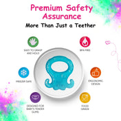 Adore Luscious Water Filled EVA Teethers- Blue Octopus -2pack