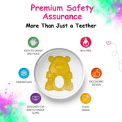 Adore Luscious Water Filled EVA Teethers- Yellow Bear -2pack
