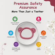 Adore Koala Silicon Teether- Pack of 2 - Pink