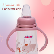 Adore Petite Jr! The Mini Soft Spout Sipper with Twin Handle 150ml - Pink