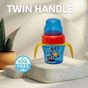 Adore Omega 2 Stage Spout & Straw Sipper with Twin Handle -150 ml - Transporter