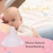 Adore Nok Nok Anti-Colic Wideneck Teat Pack of 2 Nipples - Medium Flow Nipple