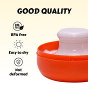 Adore Wow! The Character Powder Puff Set- Smiley Dark Orange