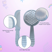 Adore Jungle Fun Baby Brush & Comb Set- Lion