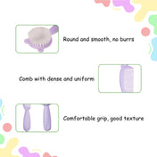 Adore Ted- The Teddy Design Brush and Comb set- Purple