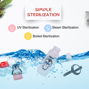 Adore Yeah! The Character Hood Narrow Neck Soft Spout Sipper 250ml - Penguin