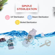 Adore Yeah! The Character Hood Narrow Neck Soft Spout Sipper 250ml - Monkey