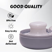 Adore Wow! The Character Powder Puff Set- Elephant Grey