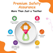 Adore Luscious 2 in 1 Water Teether- Flower Orange