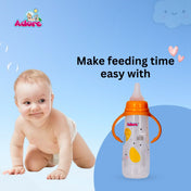 Adore England Narrow Neck Feeding Bottle-250ml - Blue