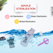 Adore Yeah! The Character Hood Narrow Neck Soft Spout Sipper 250ml - Elephant