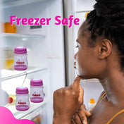 Adore Ahoy Breast Milk Storage Bottles 150ml Each Capacity Pack of 3 - Pink