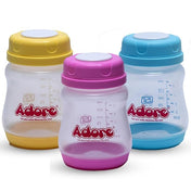 Adore Ahoy Breast Milk Storage Bottles 150ml Each Capacity Pack of 3 - Multicolor