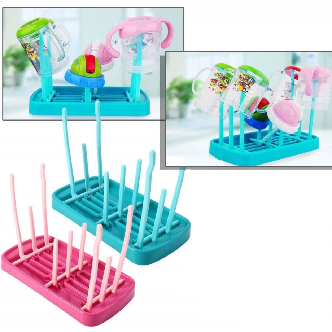 Adore Bottle Drying Rack - Pink