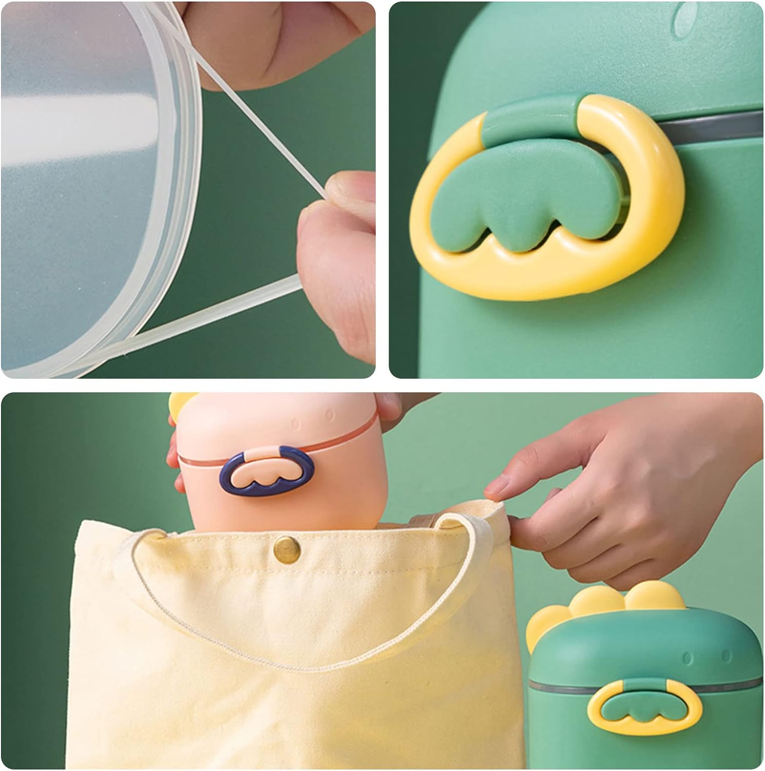 Adore Raptor Senior Baby Formula Storage & Dispenser box 400g - Green