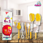 Adore Wowie Bottle Cleaning Kit Pack of 6 - ( Colour May Vary )