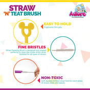 Adore Straw And Teat Brush Pack of 2