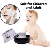 Adore Wow! The Character Powder Puff Set- Smiley Black