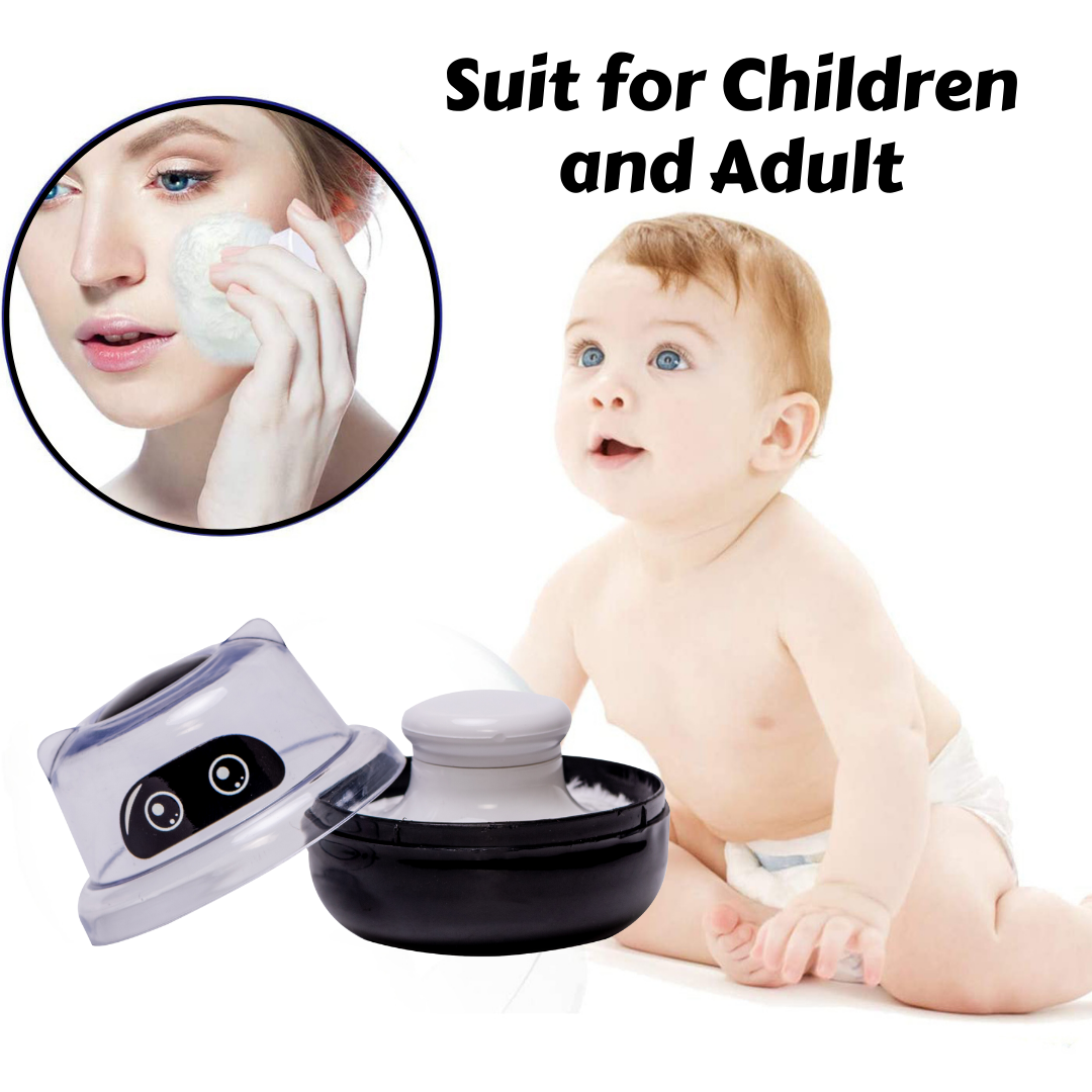 Adore Wow! The Character Powder Puff Set- Robo Black