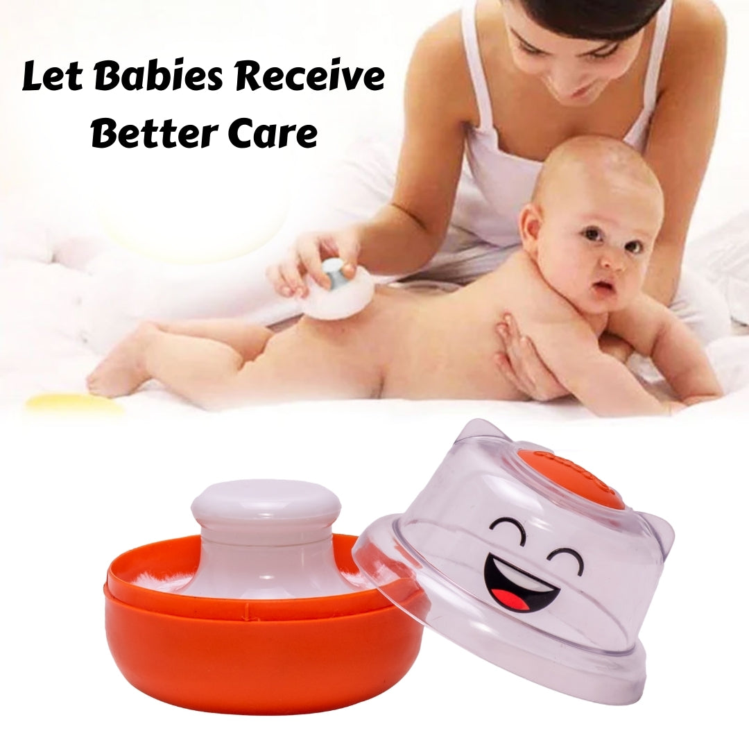 Adore Wow! The Character Powder Puff Set- Smiley Dark Orange