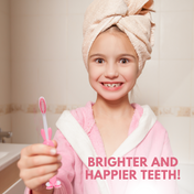 Adore Standy Kids Toothbrush With Safety Case Pack of 4 - Pink