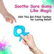 Adore Luscious Water Filled EVA Teethers- Blue Fish -2pack