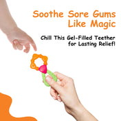 Adore Luscious 2 in 1 Water Teether- Flower Orange