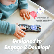 Adore Tusk Pro Silicon Teether - Remote Theme- Black