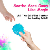 Adore Luscious Water Filled EVA Teethers- Blue Lion -2pack