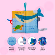 Adore Animal Kingdom Baby Cloth Tail Books- Marine Theme