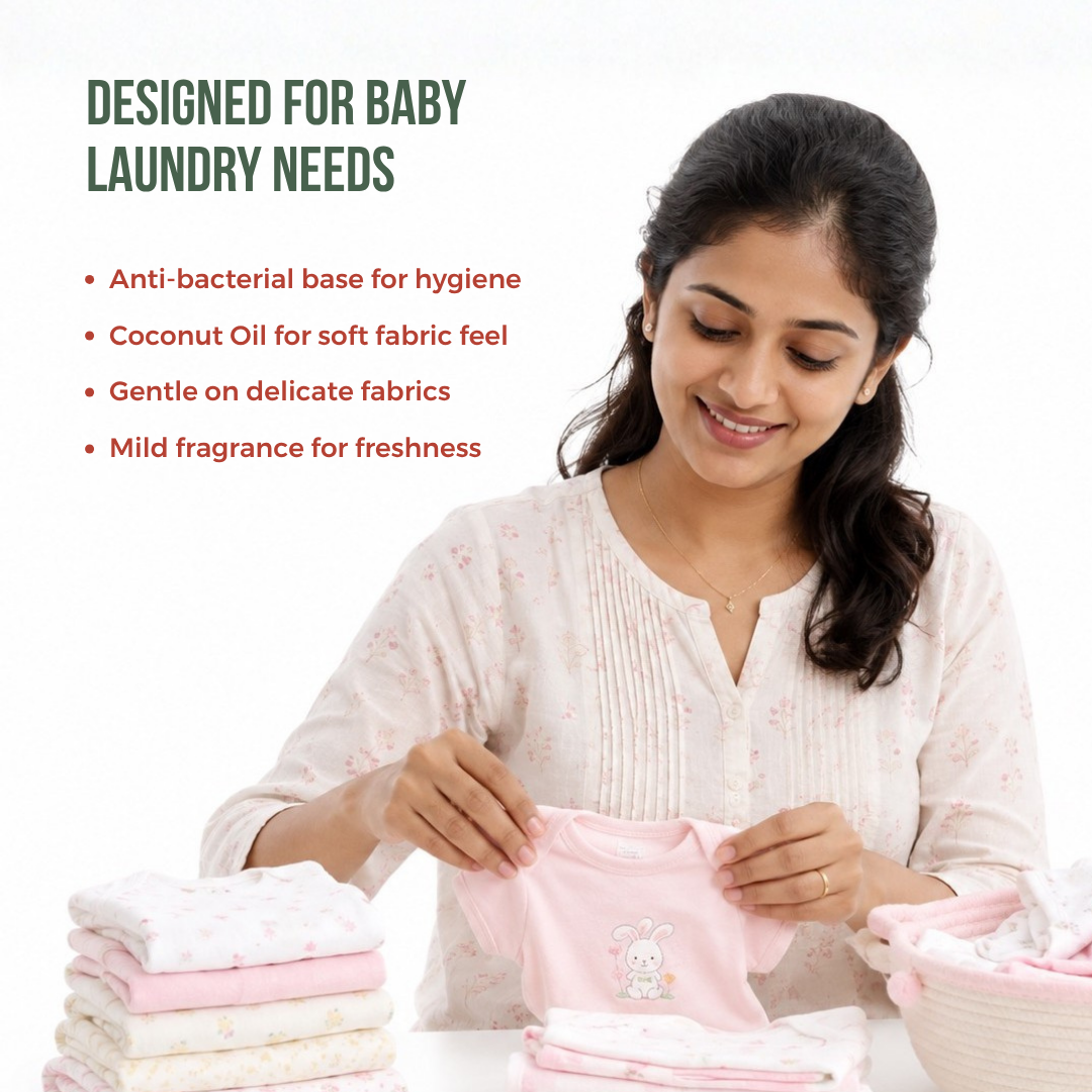 Adore Baby Anti-bacterial Laundry Soap Pack of 3 Pieces - 125 gm Each