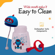 Adore Skuba Weighted Straw Sipper with Gravity Ball and Twin Handle
