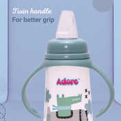 Adore Petite Sr! The Mini Soft Spout Sipper with Twin Handle 250ml - Green