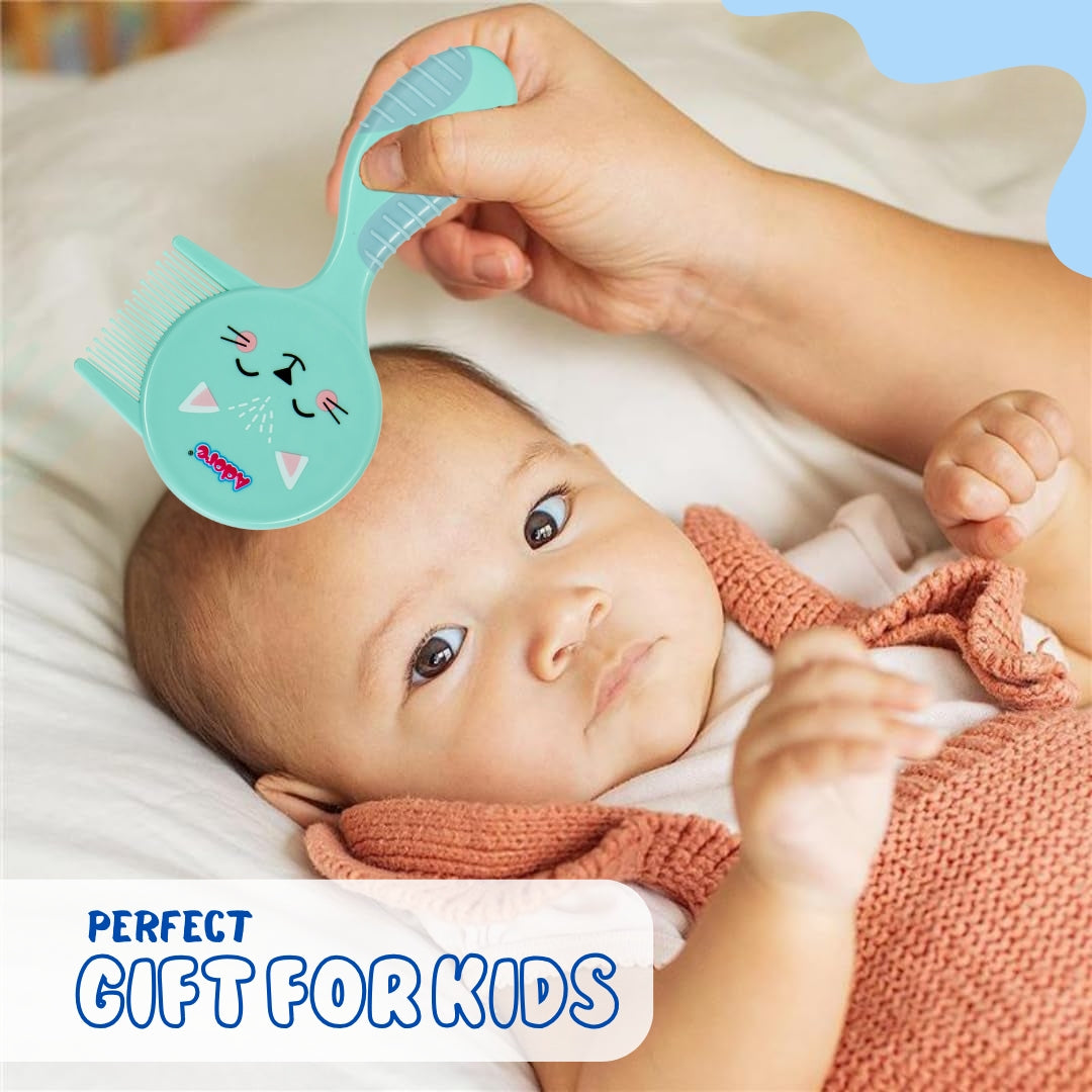 Adore Twinz Baby Brush & Comb Grooming Set - Green