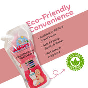 Adore Baby Bottle, Nipple & Vegetable Liquid Cleanser 1000ml- Refill Pack