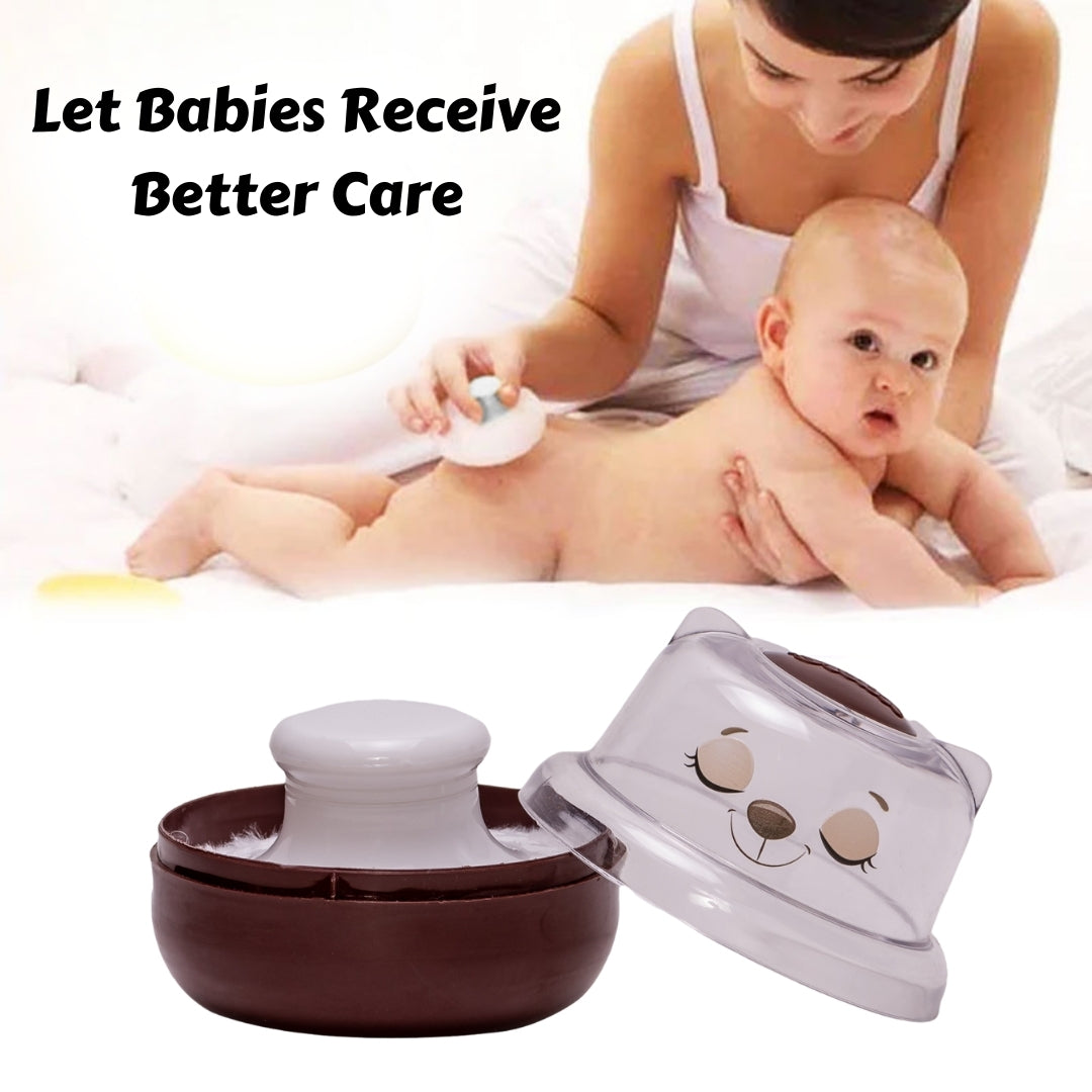 Adore Wow! The Character Powder Puff Set- Bear Brown