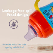 Adore Omega 2 Stage Spout & Straw Sipper with Twin Handle -150 ml - Transporter