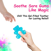 Adore Luscious Water Filled EVA Teethers- Blue Teddy -2pack