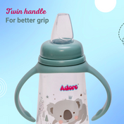 Adore Petite Jr! The Mini Soft Spout Sipper with Twin Handle 150ml - Green