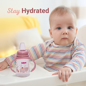 Adore Petite Jr! The Mini Soft Spout Sipper with Twin Handle 150ml - Pink