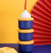 Adore Medley The Amazing Milk Powder Container Pack of 3 - 150 g each - Blue