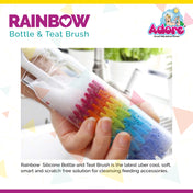 Adore Rainbow Bottle Cleaning Brush Kit - Multicolor