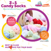 Adore Basics 2 in 1 Candy 8 Pair Socks