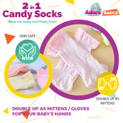 Adore Basics 2 in 1 Candy 8 Pair Socks
