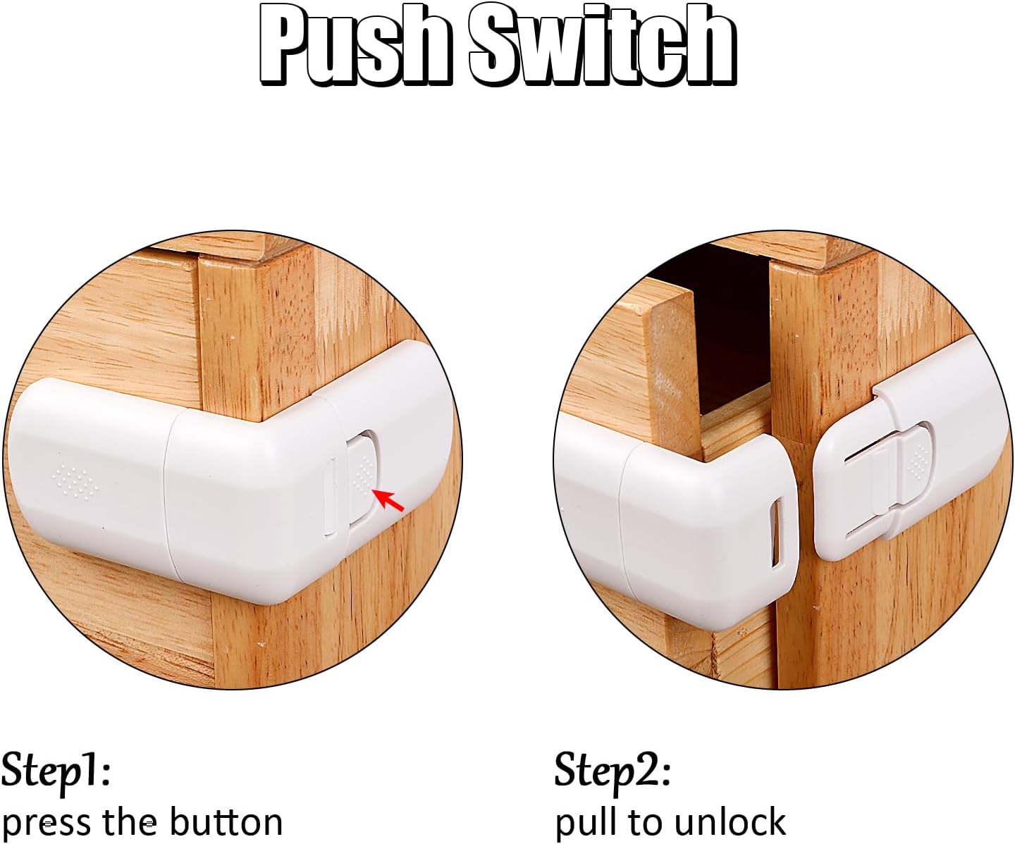 Adore Baby Multipurpose Safety Drawer Lock- Pack of 10