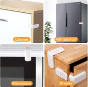 Adore Baby Multipurpose Safety Drawer Lock- Pack of 10